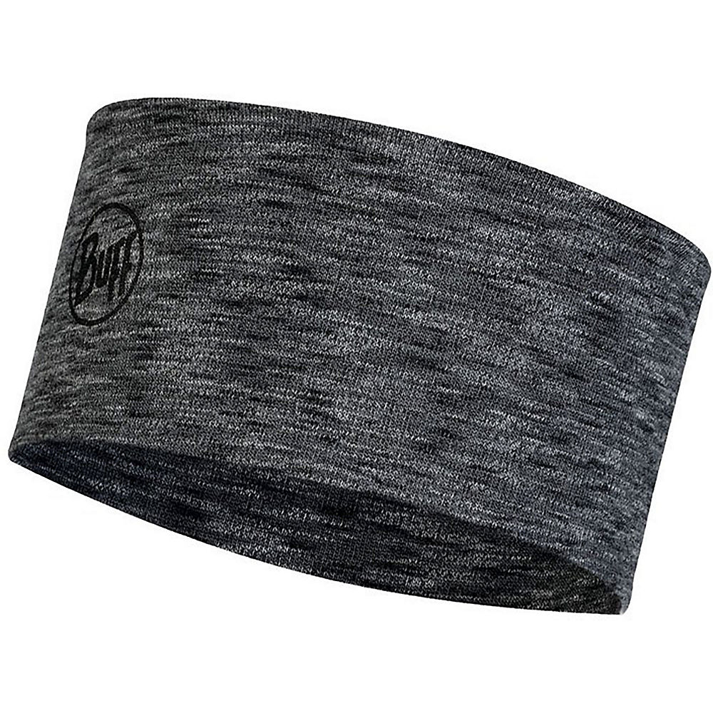 Image of Buff Headband Midweight Merino Wool AW19 - Graphite Multi Stripes - One Size}, Graphite Multi Stripes