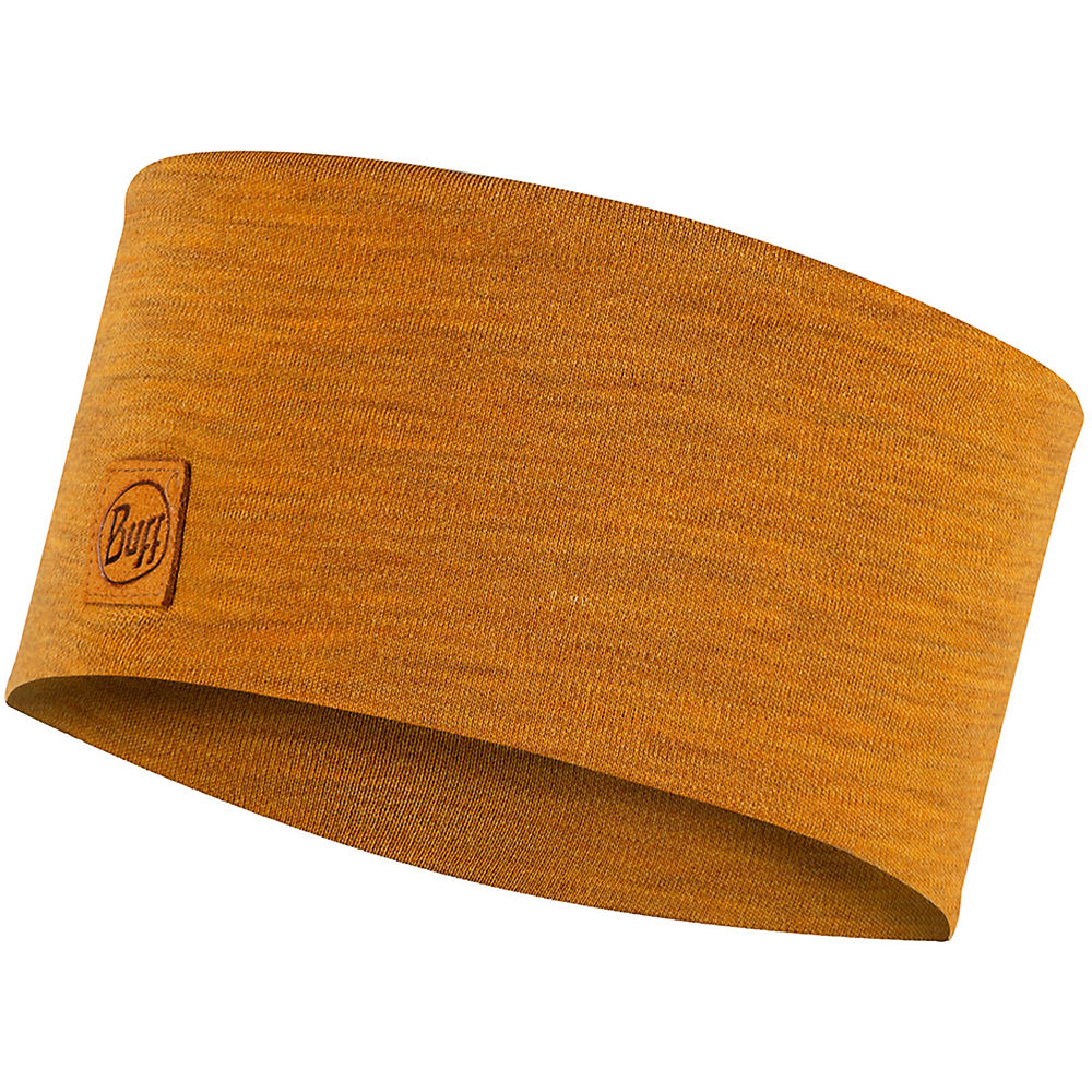 Buff Headband Midweight Merino Wool AW19 - Mustard - One Size}, Mustard