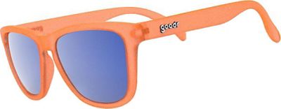 Goodr The OGs Donkey Goggles Sunglasses 2019 - Orange w- Blue Lens, Orange w- Blue Lens