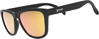 Goodr The OGs Whiskey Shots Sunglasses 2019 - Black w- Amber Lens, Black w- Amber Lens