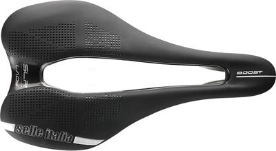 Selle Italia SLR Lady Boost Superflow Road Saddle - Black - S3 - 130mm Wide, Black