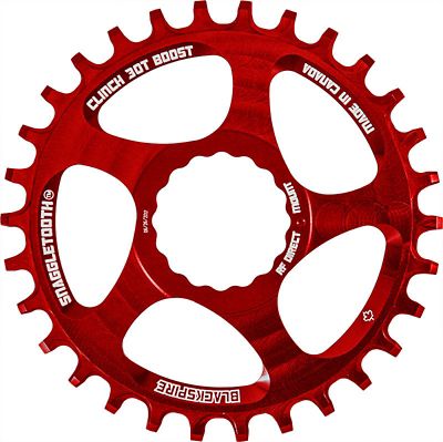 Blackspire Snaggletooth NW Cinch Boost Chain Ring - Red - Direct Mount, Red