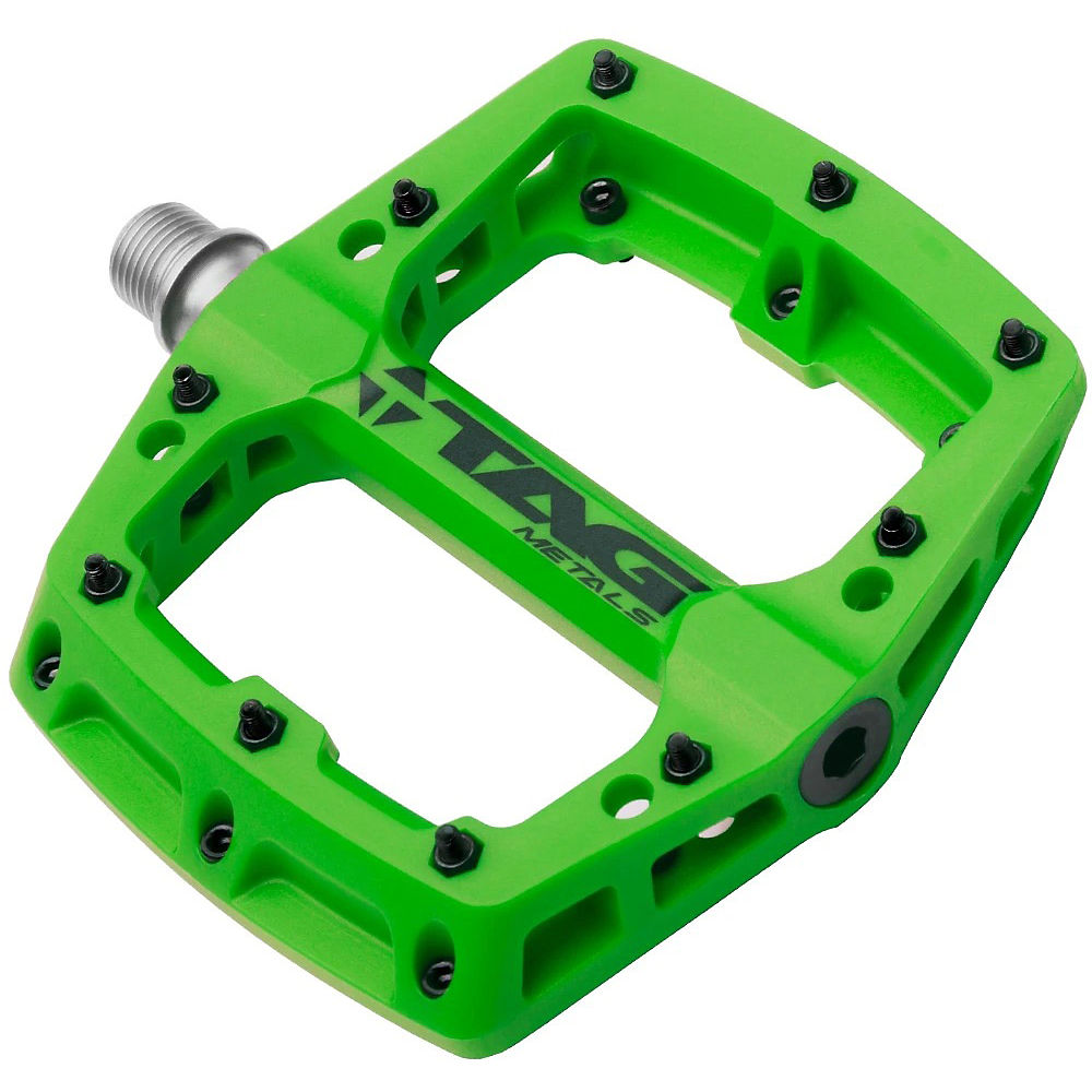 Pédales TAG Metals T3 (nylon) - Vert, Vert