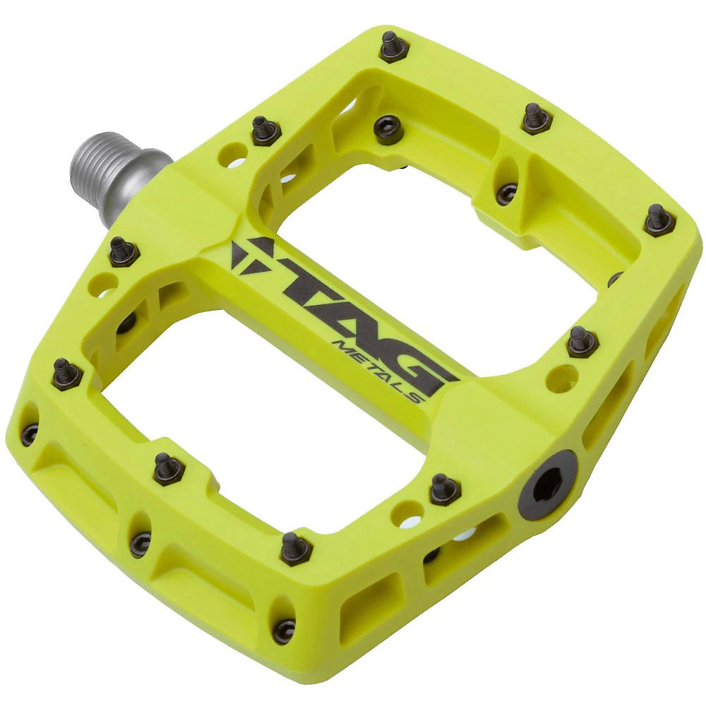 Pédales TAG Metals T3 (nylon) - Jaune, Jaune