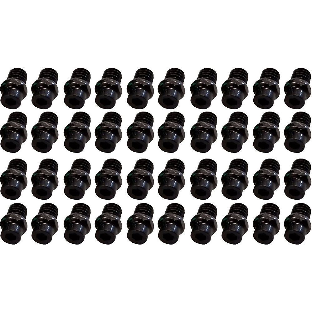 TAG Metals T1 Pedal Hex Pin Set - Noir - 4mm 40pcs, Noir