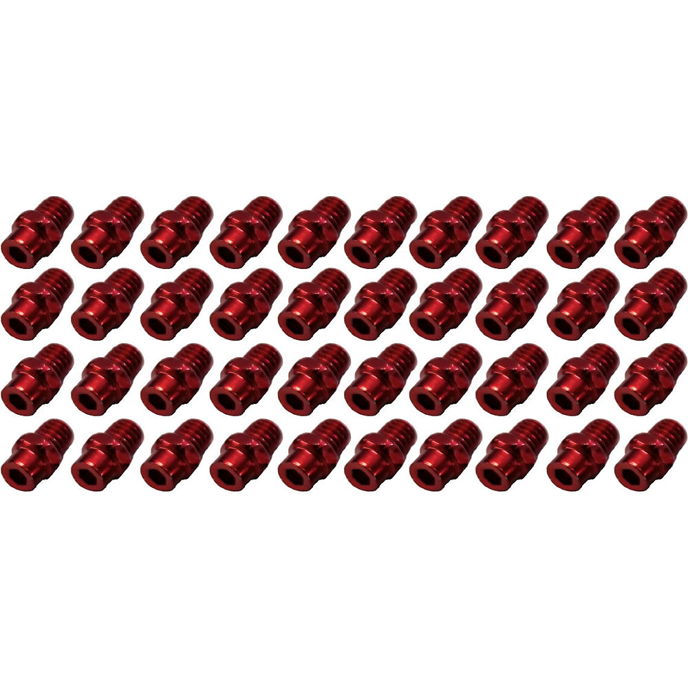 TAG Metals T1 Pedal Hex Pin Set - Rouge - 4mm 40pcs, Rouge