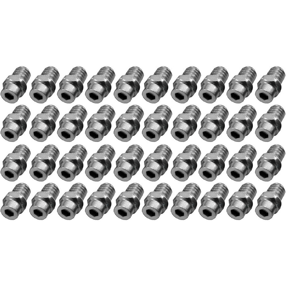 TAG Metals T1 Pedal Hex Pin Set - Argent - 4mm 40pcs, Argent