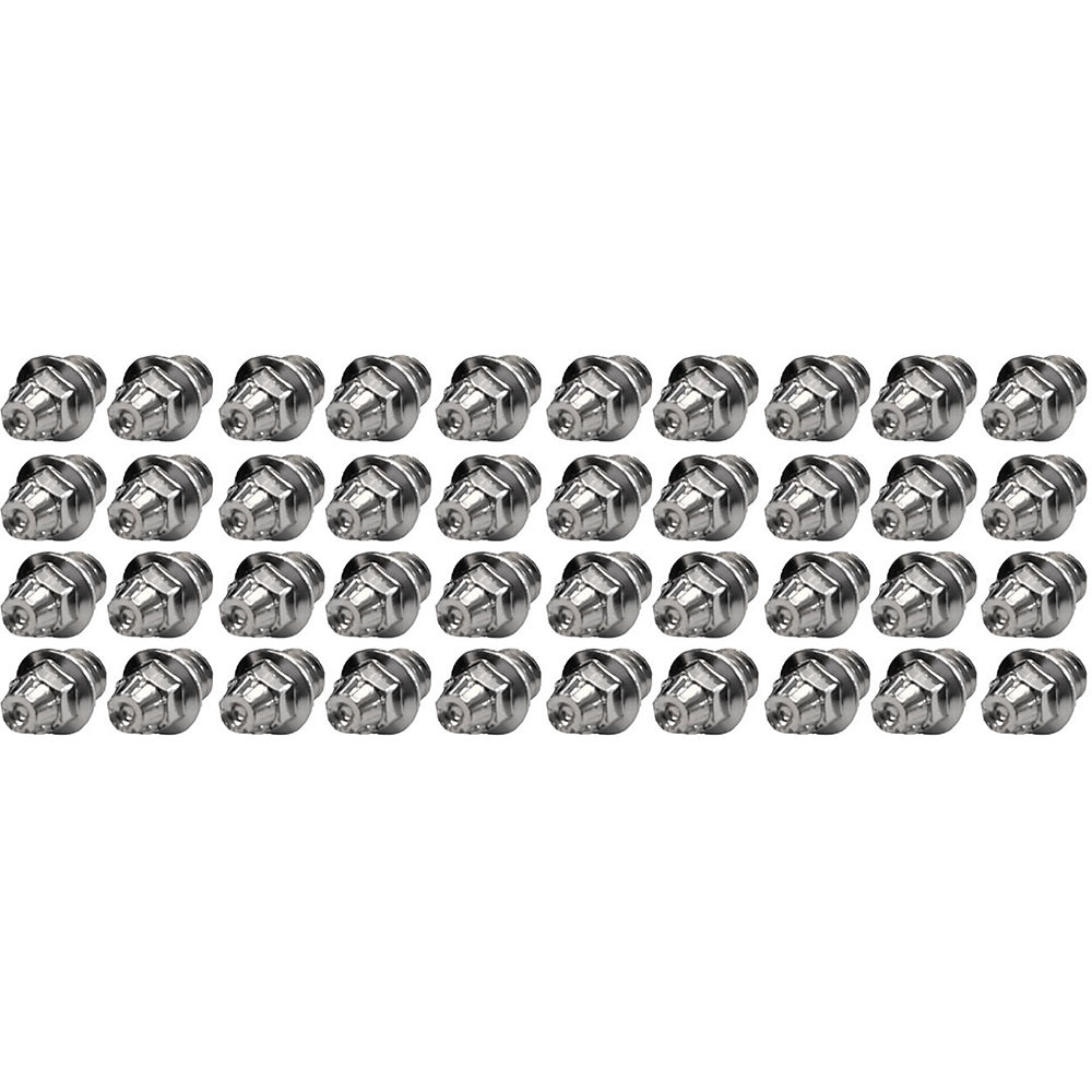 TAG Metals T1 Pedal Cone Pin Set - Argent - 4mm 40pcs, Argent