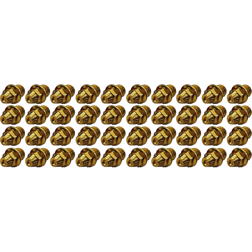TAG Metals T1 Pedal Cone Pin Set - Jaune - 4mm 40pcs, Jaune