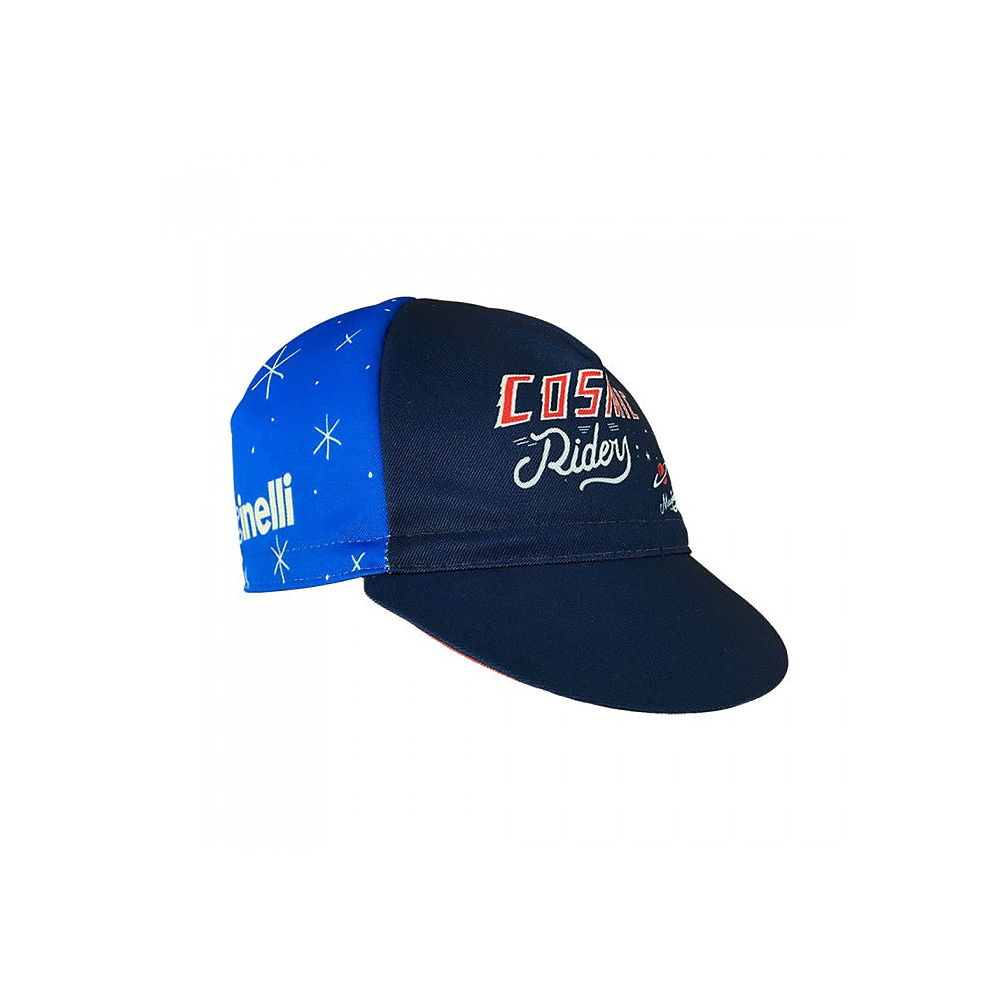 Cinelli Sergio Mora Cosmic Riders Cap - Bleu/Rouge - One Size