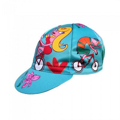 Cinelli Massimo Giacon Springtime Cap  - Blue-Multi - One Size, Blue-Multi