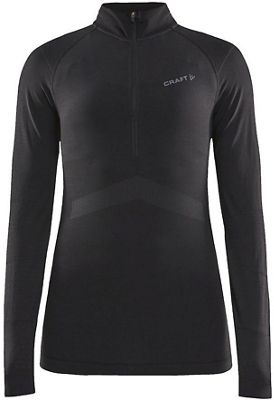 Craft Women's Active Intensity Zip  - Black-Asphalt, Black-Asphalt