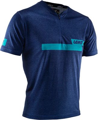 Leatt DBX 1.0 Zip Jersey - Ink - S}, Ink