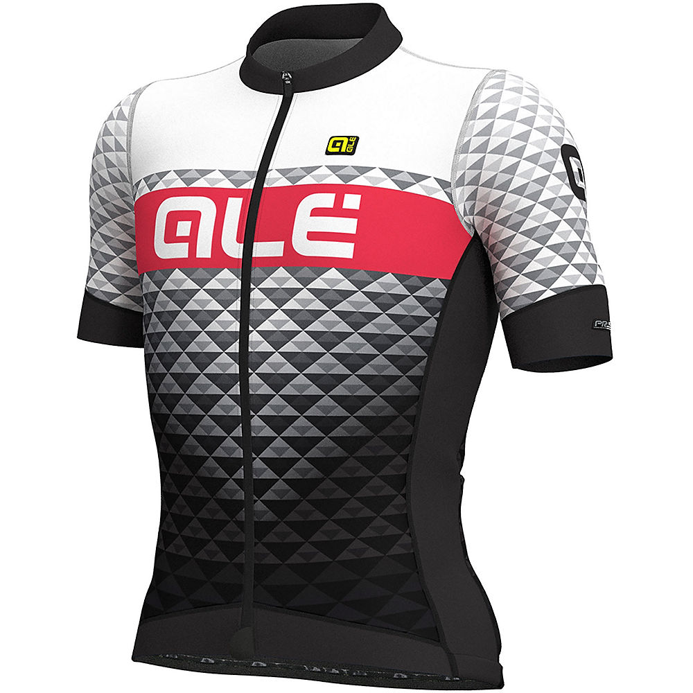 Alé PRS MC Hexa Jersey - Noir - blanc, Noir - blanc