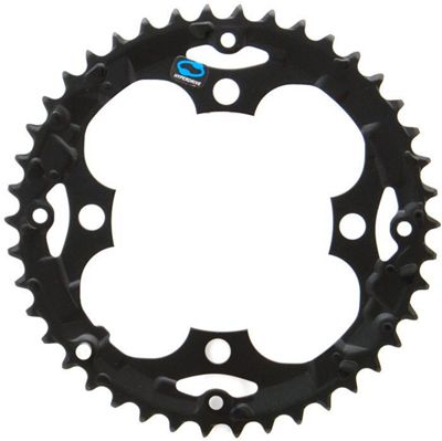 Shimano Alivio Fcm410 Triple Chainring Black 4 Bolt Black