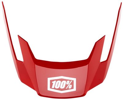 100% Altec Replacement Visor 2019 - rosso - L/XL/XXL, rosso