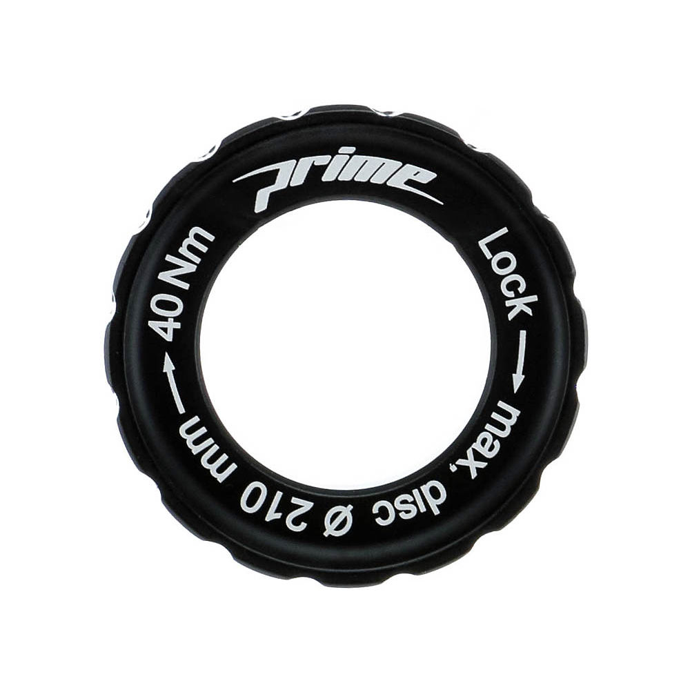 Prime Centre Lock Rotor Lock Ring (15 or 20mm) - Black - 15/20mm}, Black