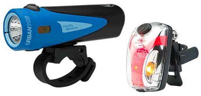 Light and Motion Urban 900 Longfin + Vis Micro II - Noir, Noir