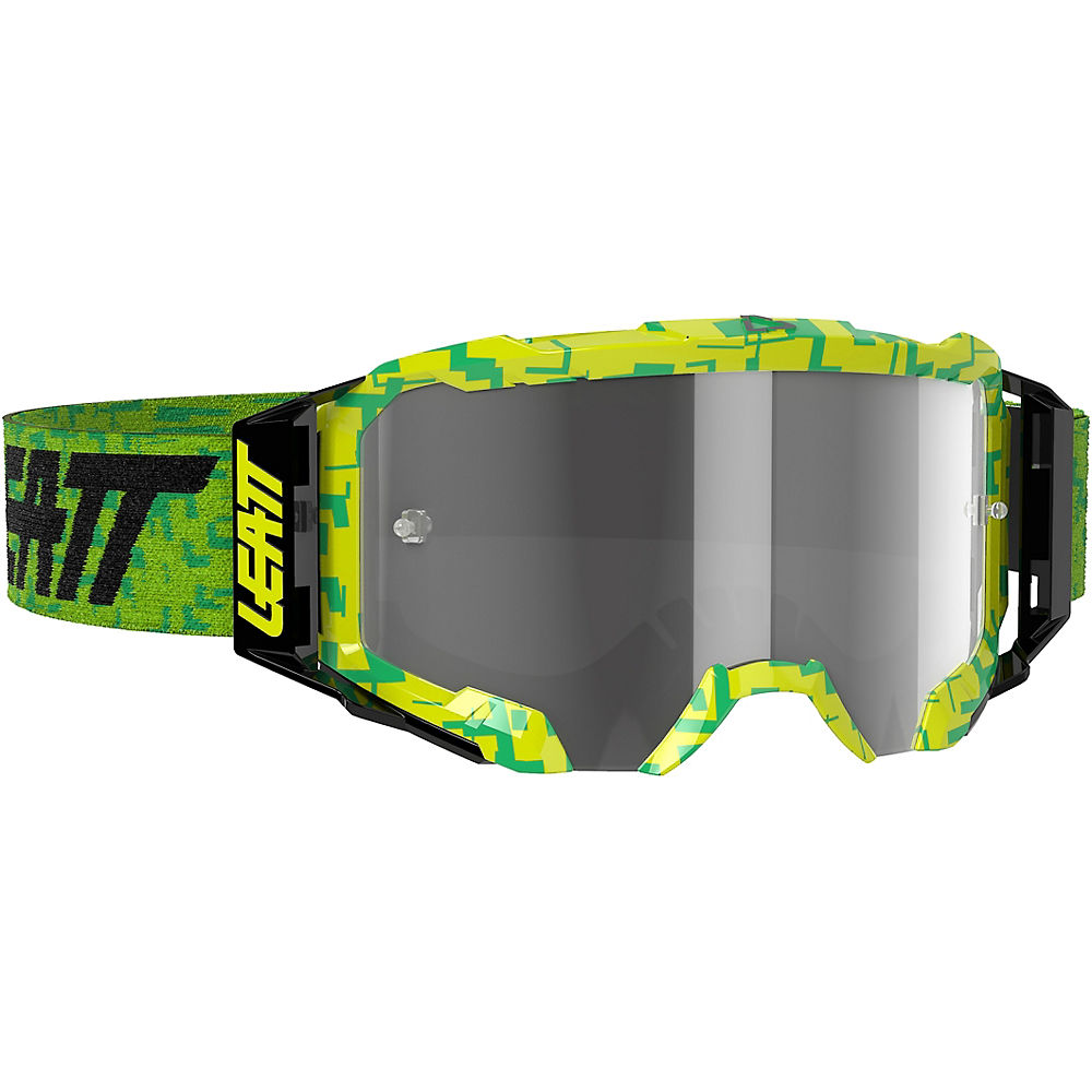 Leatt Goggles Velocity 5.5 Light Grey - Neon Lime
