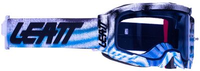 Maschera Leatt Velocity 5.5 Light Grey - Zebra Blue Blue, Zebra Blue Blue