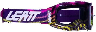 Maschera Leatt Velocity 5.5 Light Grey - Zebra Neon Light Grey, Zebra Neon Light Grey