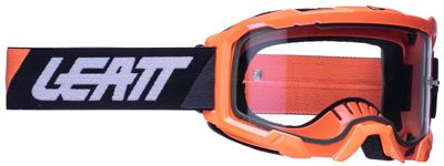 Leatt Goggles Velocity 4.5 Light Grey - Neon Orange Clear, Neon Orange Clear
