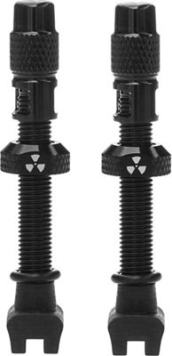 Nukeproof Universal Presta Tubeless Valves (Pair) - Black - 45mm}, Black