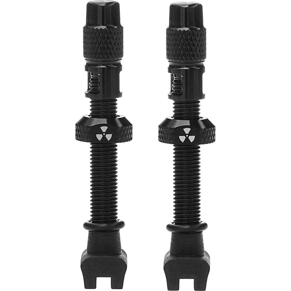Nukeproof Universal Presta Tubeless Valves - Pair - Noir - 45mm, Noir