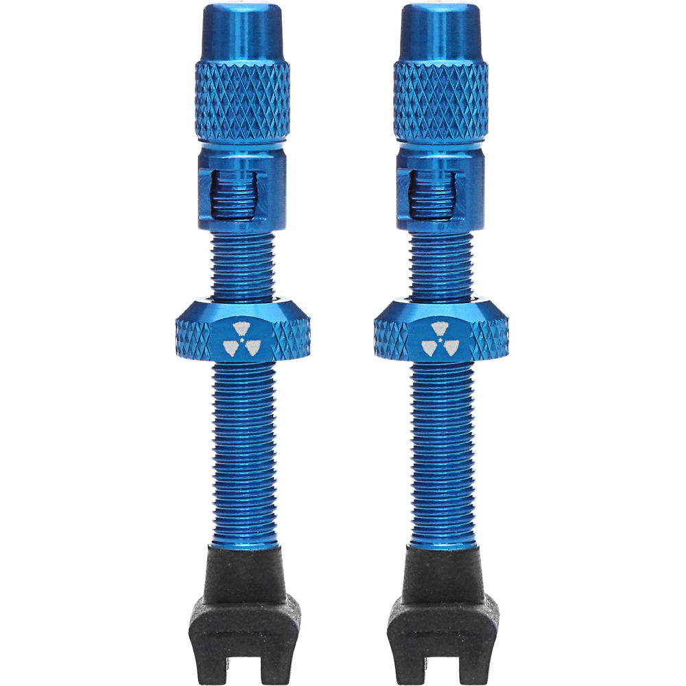 Nukeproof Universal Presta Tubeless Valves - Pair - Bleu - 45mm, Bleu