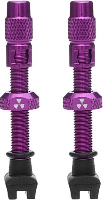 Nukeproof Universal Presta Tubeless Valves (Pair) - Purple - 45mm}, Purple