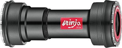 Token Ninja PF30 Shimano Bottom Bracket (24mm) - Black - PF30 - 24mm Spindle, Black