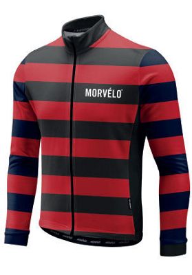 Morvelo Menace LS Jersey - Rouge-Noir