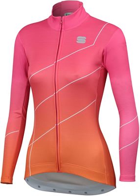 Sportful Women's Shade Woman Long Sleeve Jersey  - Bubblegum-Orange SDR, Bubblegum-Orange SDR