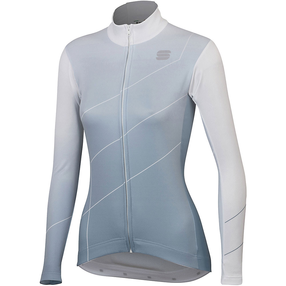 Sportful Women's Shade Woman Long Sleeve Jersey - White-Cement