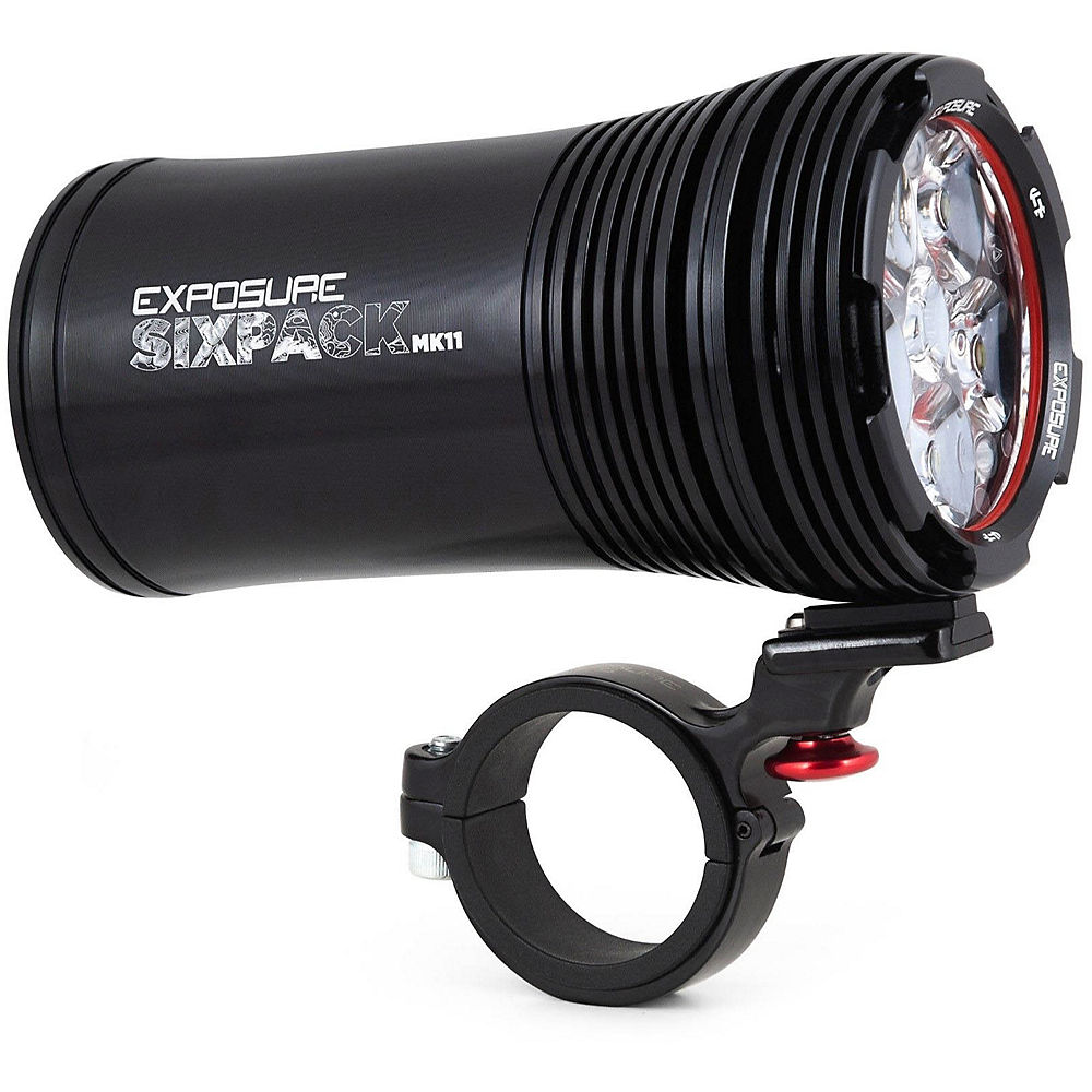 Exposure Six Pack Mk10 Front Light - Noir