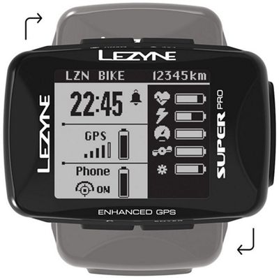 Lezyne Super Pro GPS Cycling Computer - Noir, Noir