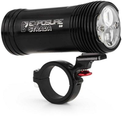 Exposure Strada Mk10 Super Bright Front Light Black Black