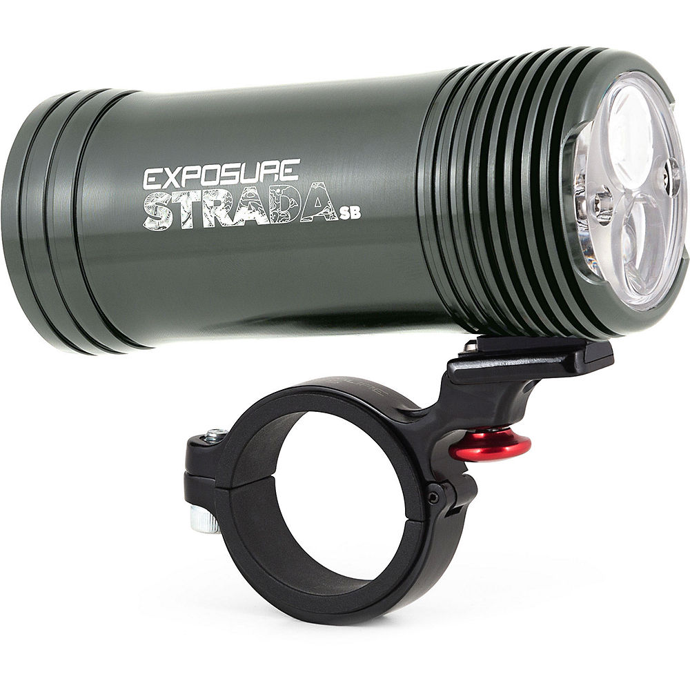 Exposure Strada Mk10 Super Bright Front Light - Gun Metal Black, Gun Metal Black