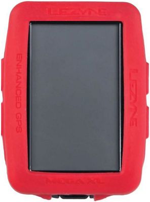 Lezyne Mega XL GPS Computer Silicone Cover - Rouge