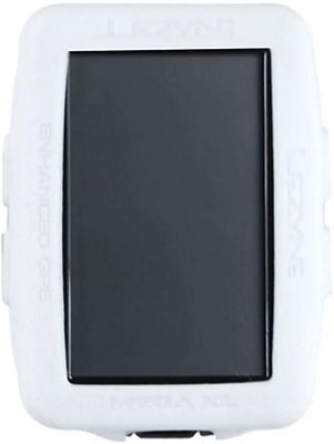 Lezyne Mega XL GPS Computer Silicone Cover - Blanc