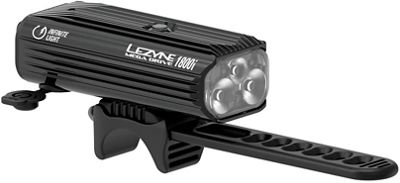 Lezyne Mega Drive Front Bike Light (1800L) - Black, Black