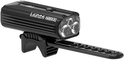 Lezyne Super Drive 1600XXL Front Bike Light - Black, Black