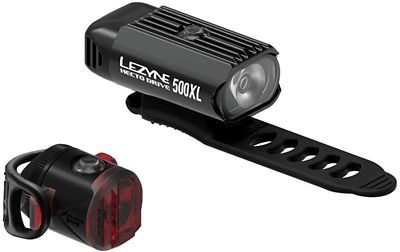 Lezyne Hecto Drive 500xl Femto Usb Light Set Black Black