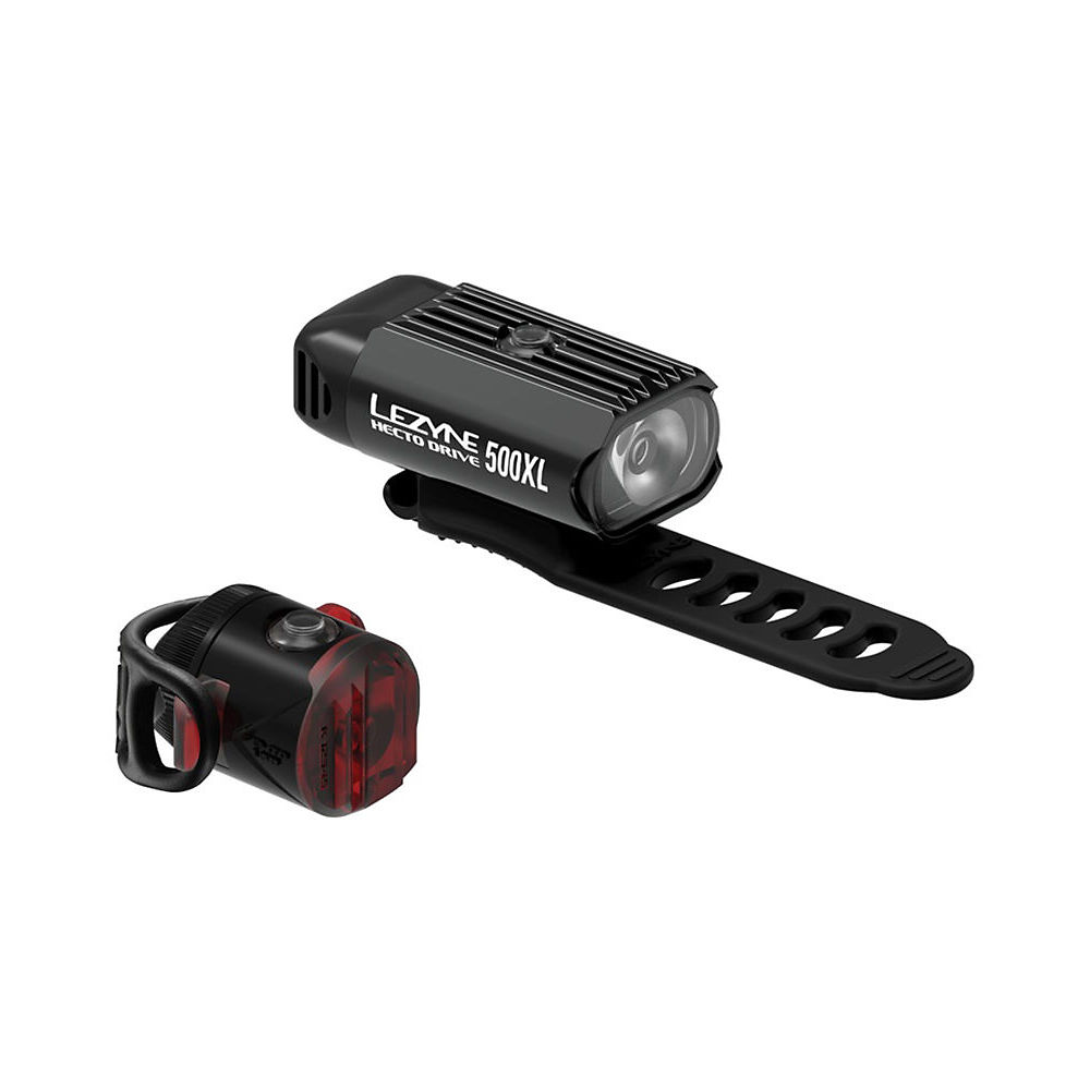 Éclairages Lezyne Hecto Drive 500XL/Femto (USB, avant/arrière) - Noir