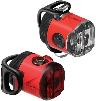 Lezyne LED Femto USB Drive Bike Light Set - Red, Red