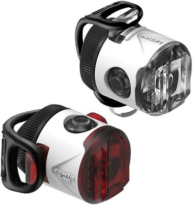 Lezyne LED Femto USB Drive Bike Light Set - White, White