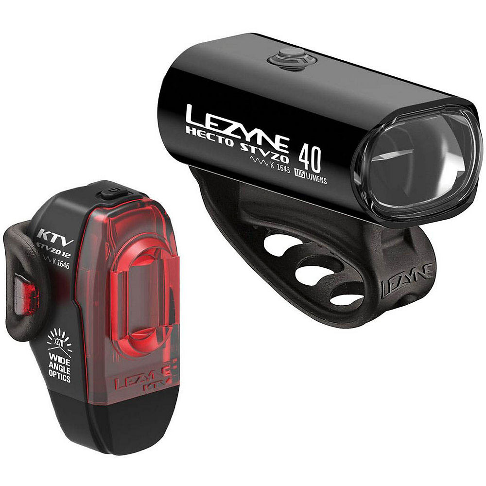 Lezyne Hecto 40L - KTV STVZO Light Set - Noir