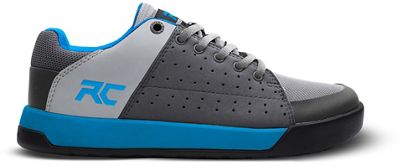 Ride Concepts Youth Livewire MTB Shoes 2019 - Charcoal-Blue - Kids UK 4, Charcoal-Blue