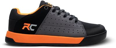 Ride Concepts Youth Livewire MTB Shoes 2019 - Charcoal/Orange - Kids UK 5, Charcoal/Orange