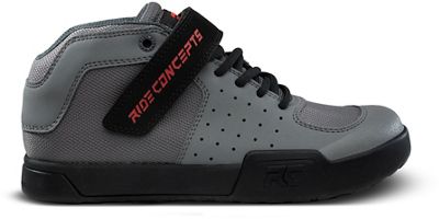 Ride Concepts Youth Wildcat MTB Shoes 2019 - Charcoal/Rouge - Kids UK 5, Charcoal/Rouge